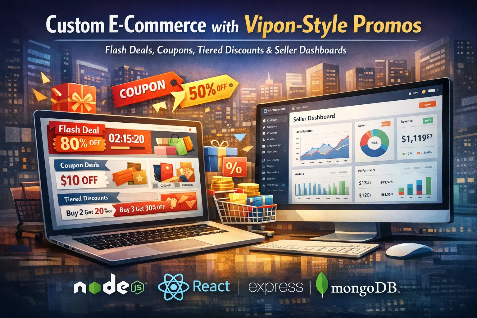 Custom E-Commerce Platform — slide 1 of 2