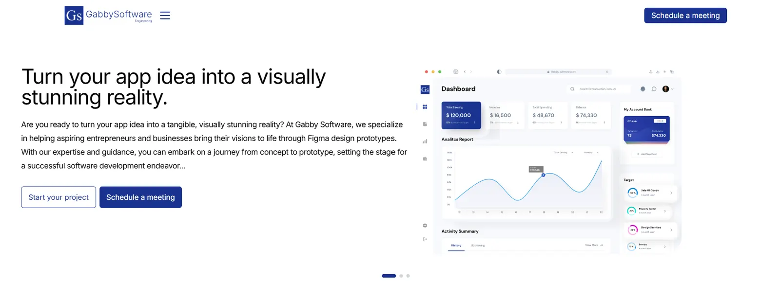 Tech Agency Website — slide 1 of 2